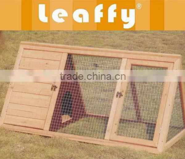 LEAFFY-Wooden Triangular Rabbit Hutch RH-8012