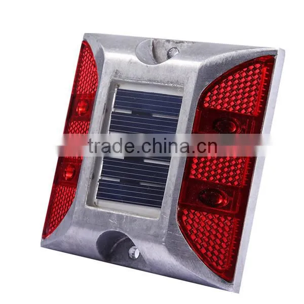 Road Safety Blinker Light Aluminum Led Solar Road Studs photo-5