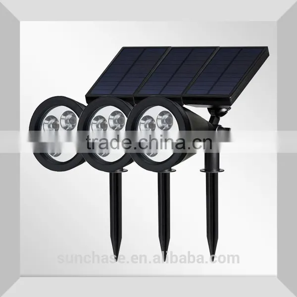 Bright 4 LED Solar Powered Light Wireless Wall or Lawn Security Light Sensor Lamp Waterproof Outdoor Light photo-3