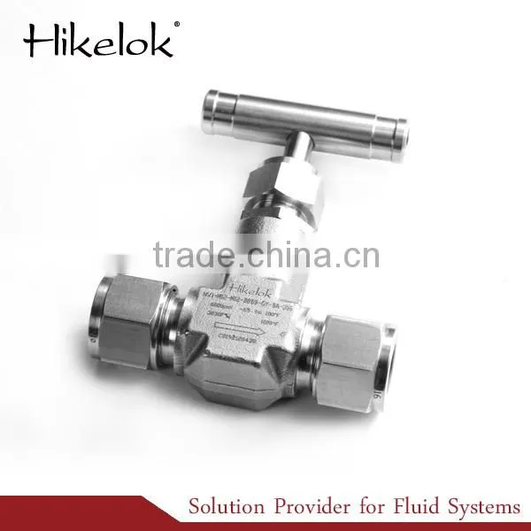 DN25 Twin Ferrules Needle Valve Union-bonnet Needle Valve SS316 Needle Valve photo-2