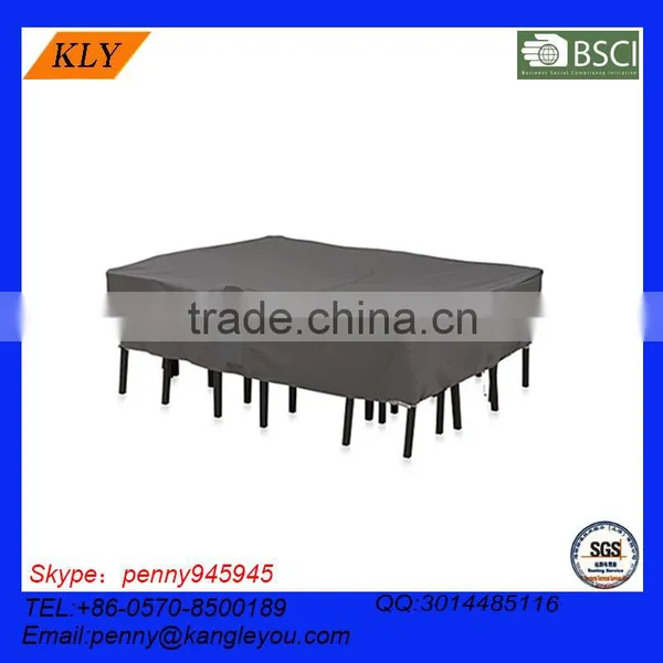 Home Garden Rectangular Table Cover and Chairs photo-3