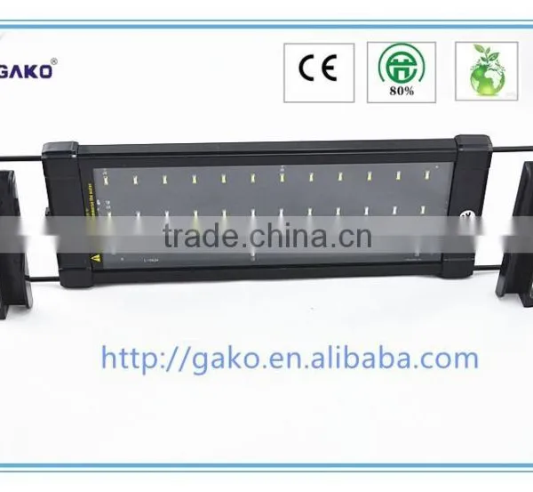 50cm 11W Led Aquarium Light White14000k+ Blue460nm Curve Led Light Bar Mounting Bracket photo-6