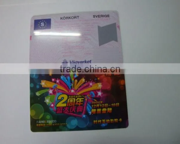 Custom Made Full Color Printing PVC Credit Card With Serial Number photo-4