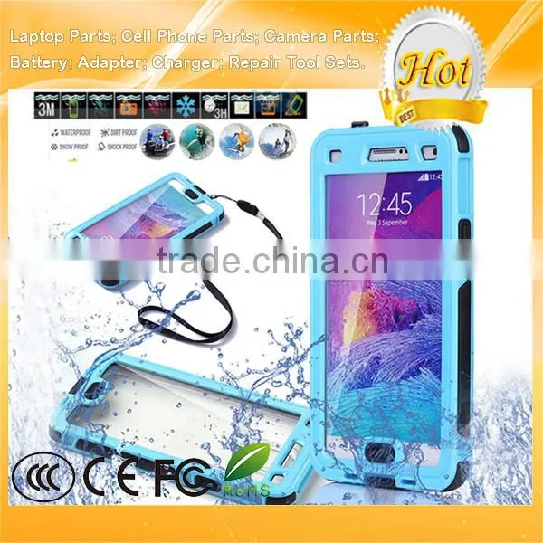 New Shockproof Waterproof Mobile Phone Case for Galaxy Note 4 With Button photo-3