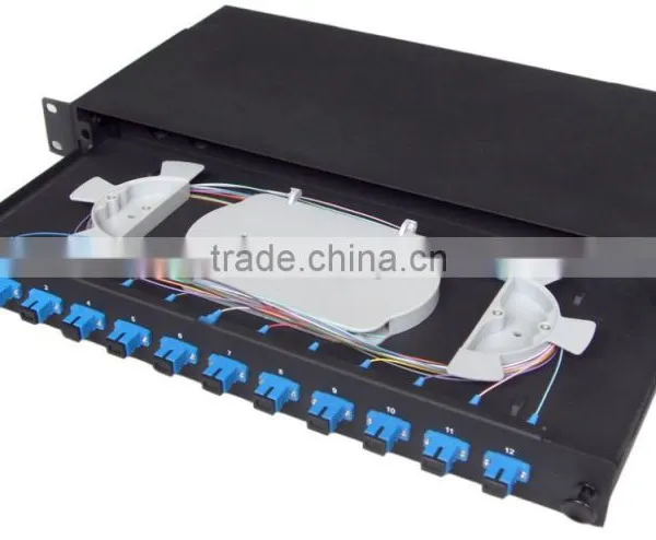 Indoor Waterproof Fiber Optic Distribution Box, 24 Port Optical Patch Panel photo-3