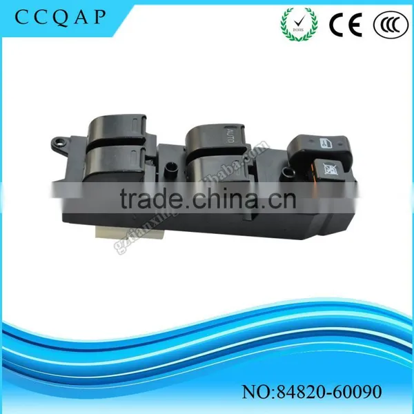 84820-60090 High Performance Car Engine Spart Parts Auto Electric Power Window Switch