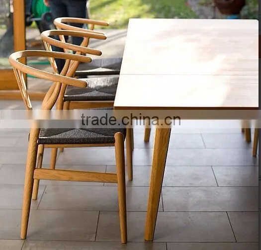 Wishbone Chair Y Chair/used Bone Wood Vintage Cafe Chairs photo-3