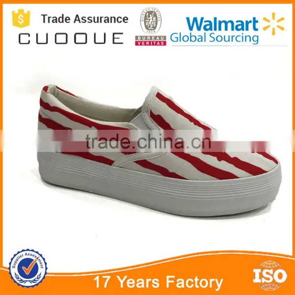New Arrival Colorful Printing Slip on Shoes for Woman
