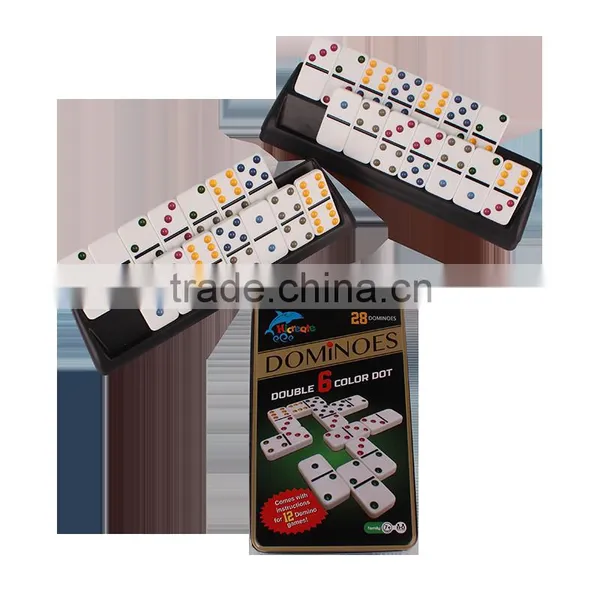 Dominoes Double Six, Custom Domino,domino in Tin Box photo-3