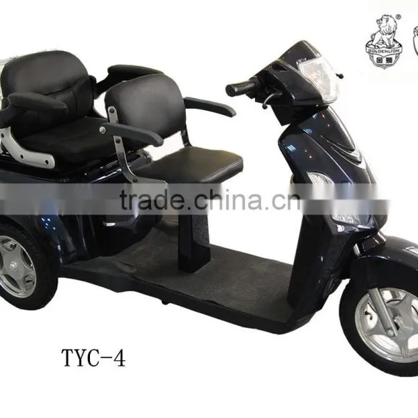 Two Chairs Old Mobility Scooter Electric Tricycle