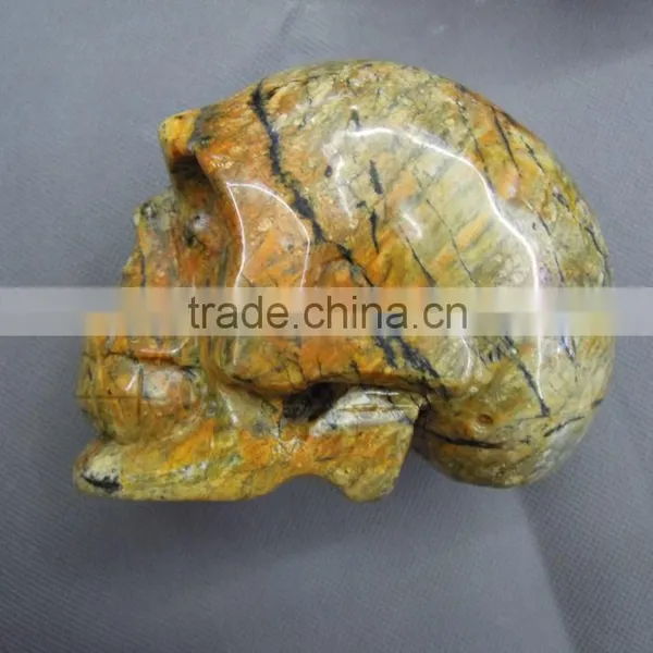 Unique Human Anatomy Skull Fengshui Crystal Products Good for Home Decoration photo-2