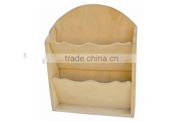 Trade Assurance High Quality Antique Style Wooden Office Magazine Rack Wholesale