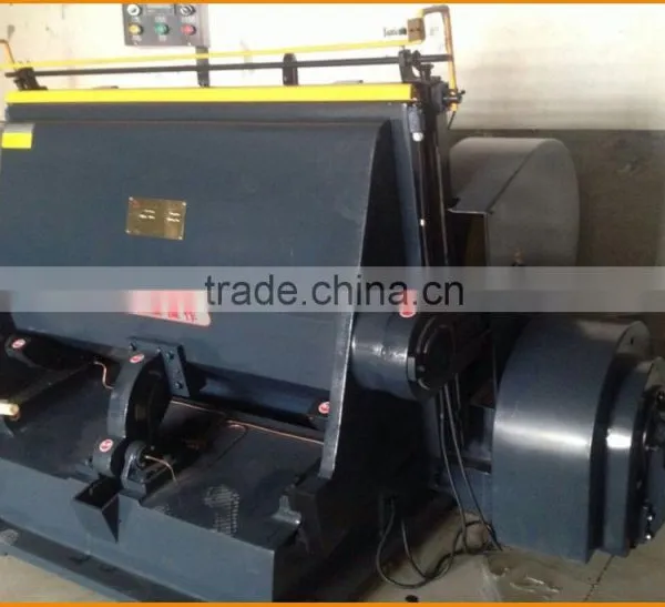Semi Automatic Flat Die Cutting Machine for Producing Cardboard Carton Box photo-2