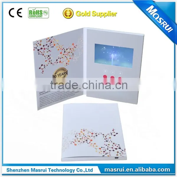 Regional Feature and Artificial Style Graphic Custom Invitation Card Lcd Video Greeting Card Module