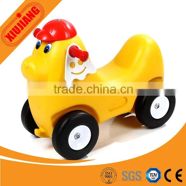 Children Small Toys Best Material Plastic Rocking Horse With Wheels