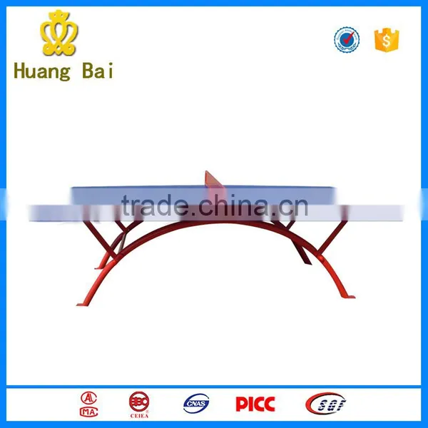 High Quality Outdoor Indoor Double Folding Movable Table Tennis Table With Wheels photo-4