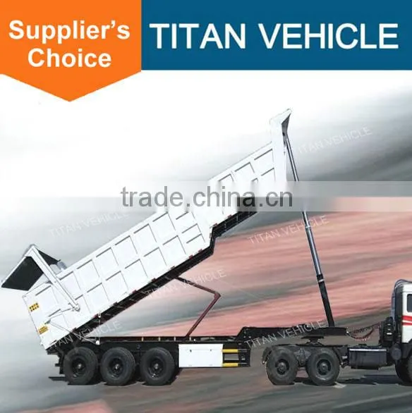 Titan Cheap Heavy Sand Dump Truck Semi Trailer For Sale photo-6
