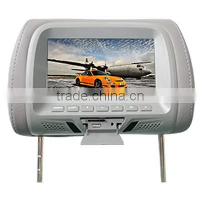 7 inch car back seat lcd monitor car tv monitor with usb
