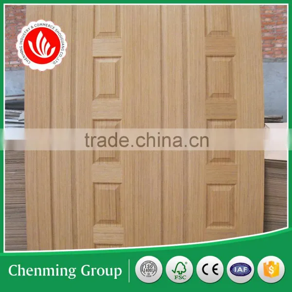 Newest Veneer Molded Mdf Door Skin Fine Line photo-2