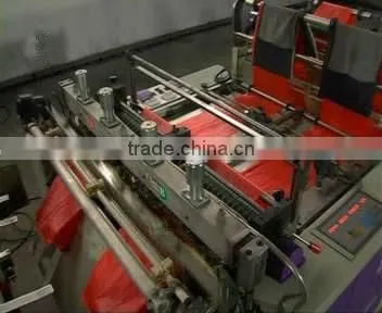 High Speed Plastic T-shirt Bag Making Machine DFHQ-450X2 photo-5