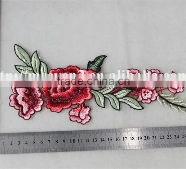 Pretty as Picture Rose Embroidery Printing Patch for Chinese Style Straight Skirt photo-6