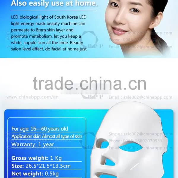 New Product Anti-aging LED Facial Mask for Skin Tightening photo-5