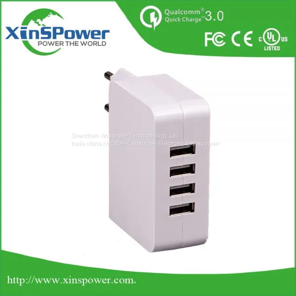 2016 Top Sales High Technology Item EU Plug 5V 4.9A USB Charger for Cell Phone photo-2