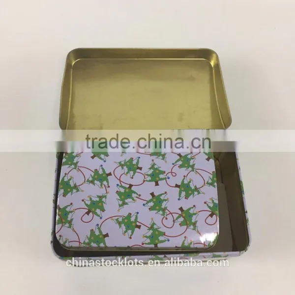 2017 Wholesale New Design Mini Tin Storage Box Metal 2pc Set photo-6