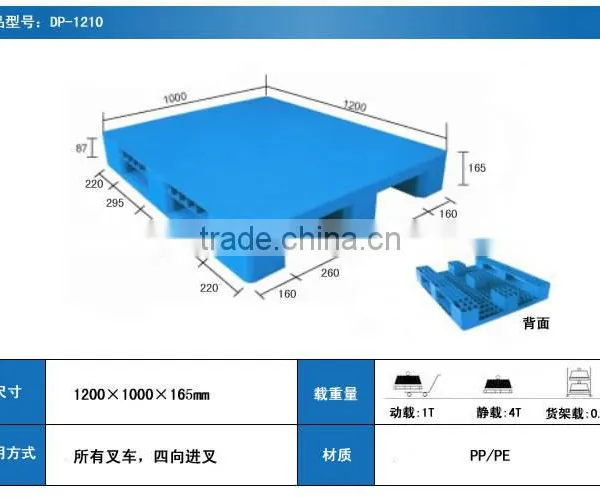 Hot Sale Plastic Pallets for Packing and Shipping photo-3