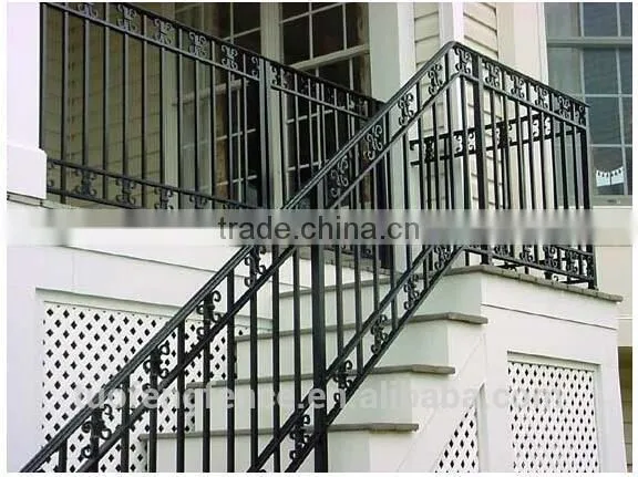 Security Security Handrail With Wrought Iron and Steel Material Design photo-3