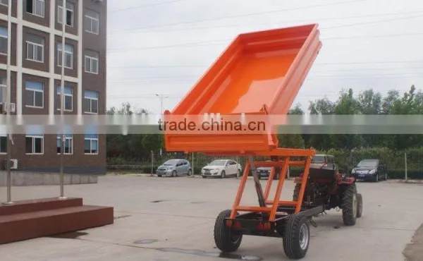 Hot Sale New Design Top Quality Trator Use Hydraulic Lifting Tipping Trailer With CE photo-5