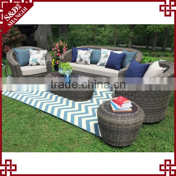 Latest Rooms to go Outdoor Furniture Garden Patio Deep Seat Rattan Sofa Set photo-2