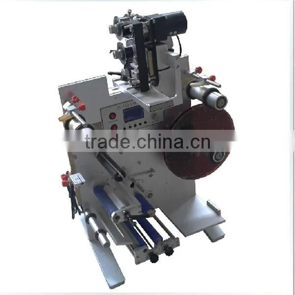 SL-130 Semi-automatic Round Bottle Labeling Machine Double Labels photo-2