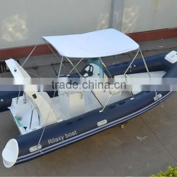 Rilaxy 17ft Rigid Hull Inflatable Boat, Rib Inflatable Boat, PVC Inflatable Boat photo-2