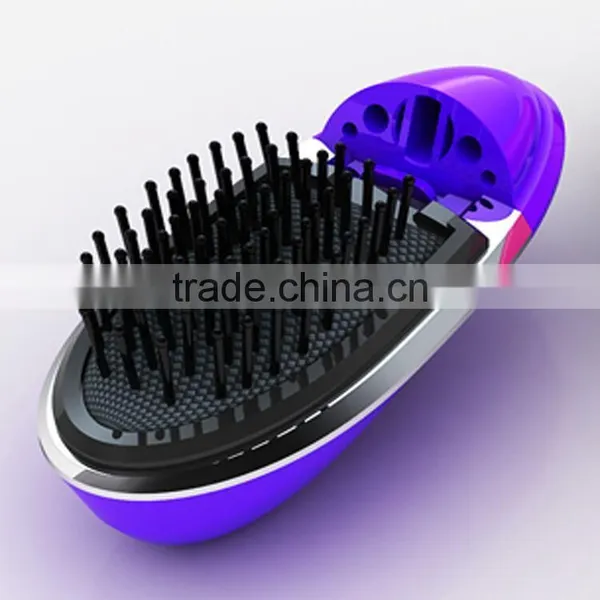 Hot Negative Ion Hair Comb Inhibition of Electrostatic Increase Luster Mini Style Easy to Carry photo-2