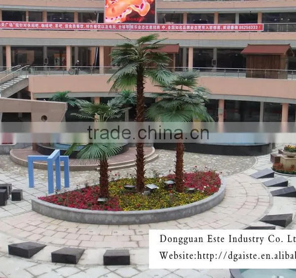 Home and Outdoor Garden Edging Decoration 1ft to 33ft or 1m to 10m Height Artificial Fiberglass Palm Tree EZLS08 0805 photo-6