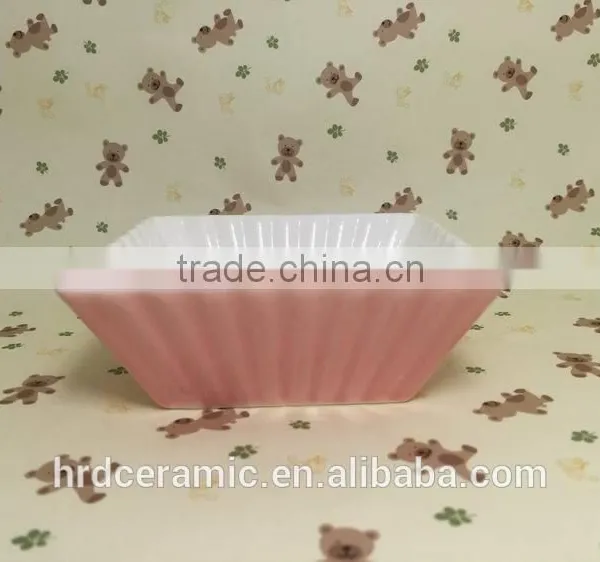 Stocked New Style Restaurant Square Ceramic Plates Dishes / Salad Bowl photo-4