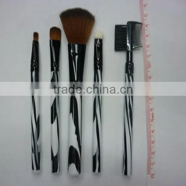 Promotional Make up Kit 5 Pcs Makeup Brush Set With Pvc Case photo-3