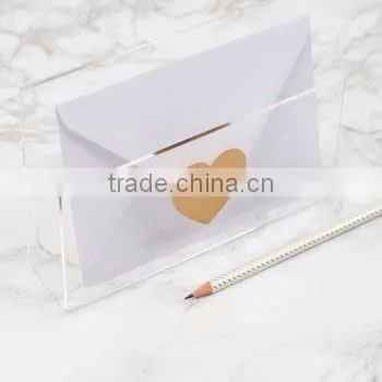 Handmade Transparent Acrylic Memo Cube Holder photo-4