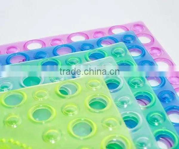 Manufacturer Anti Bacteria Round Anti Slip Pvc Bath Mat photo-6