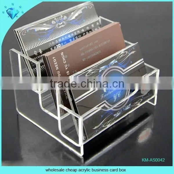 2015 Hot Sale Black Acrylic Business Card Holder photo-4