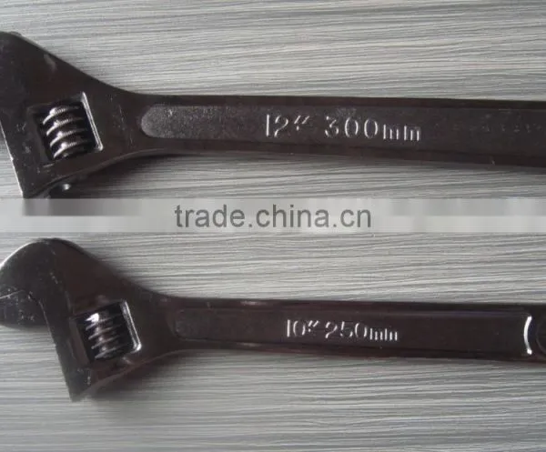Drop Forged Carbon Steel Adjustable Wrench photo-3