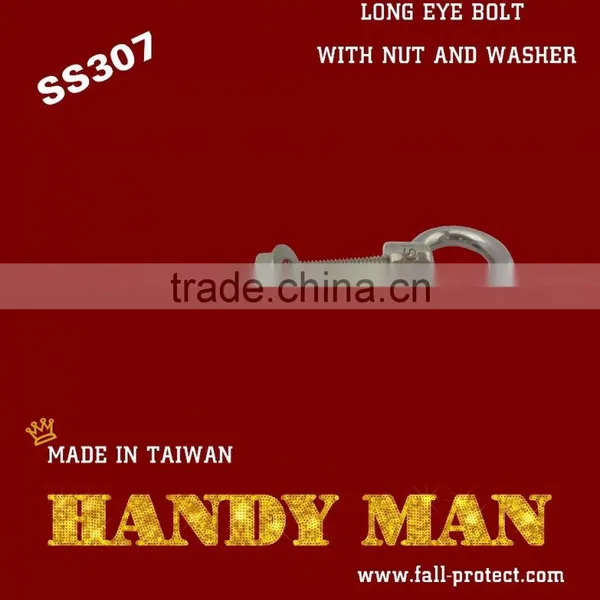 307S Stainless Steel 316 Long Shoulder Eye Bolt photo-5