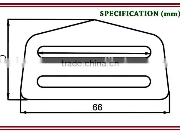 A2786 Aluminum Safety 15kN Stamped Adjuster Buckle photo-2