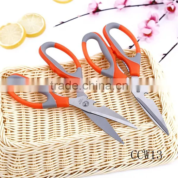 Best Selling Top Quality Popular PP TPR Handle Kitchen Scissors photo-6