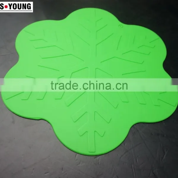 16153 Snowflake Shape Silicone High Temperature Heat Insulation Mat photo-5