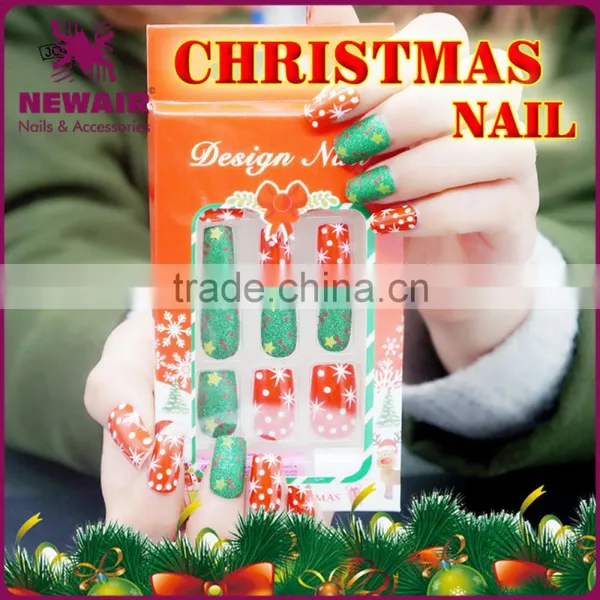 NEWAIR New Design Custom Brand Christmas Nail Art Tips photo-5