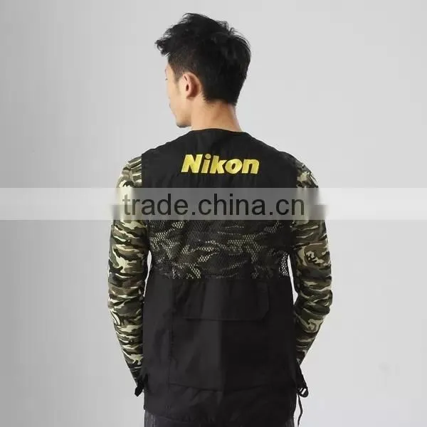 Work Vest Unisex Promotion Vest Volunteer Service Uniform Vest photo-3