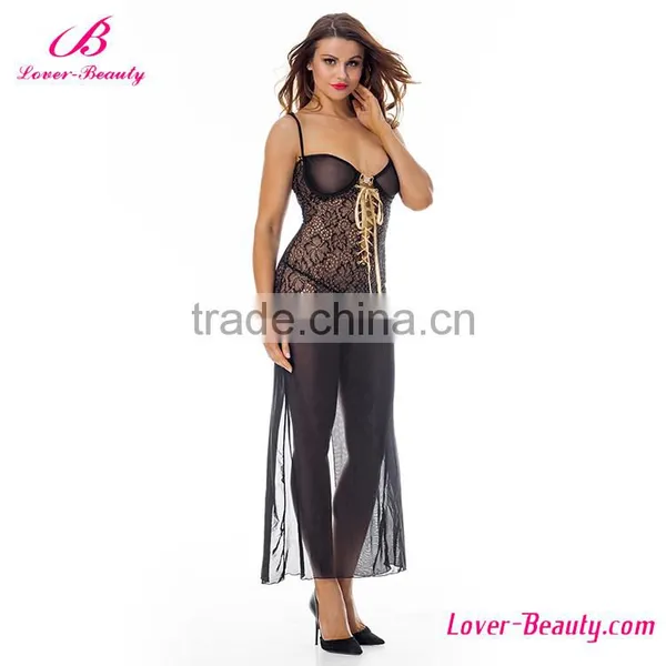 Wholesale Transparent Babydoll Sexy Sleepwear Women Lingerie photo-4