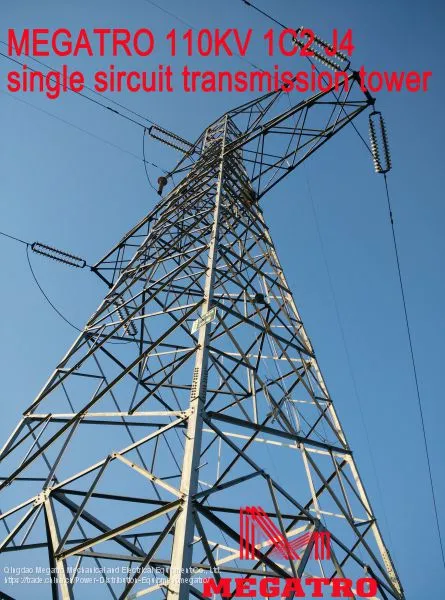 MEGATRO 110KV 1C2 J4 Single Circuit Transmission Tower photo-2